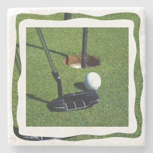 Dessous-de-verre En Pierre Golf, faites ce par (Devant)
