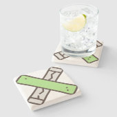 Dessous-de-verre En Pierre gomme (Côté)