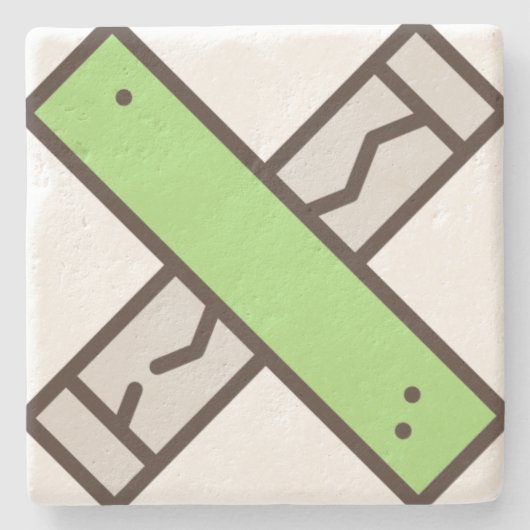 Dessous-de-verre En Pierre gomme (Devant)