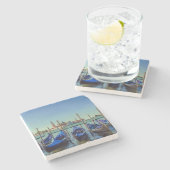 Dessous-de-verre En Pierre Gondolas à Venise, Italie (Côté)