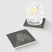Dessous-de-verre En Pierre Gorilla Biddy (Côté)