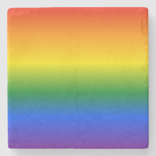 Dessous-de-verre En Pierre Gradient Pride Motif : LGBTQIA+
