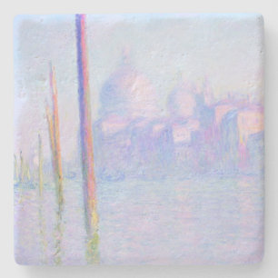 Dessous-de-verre En Pierre Grand Canal à Venise (par Claude Monet)
