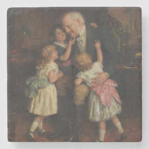 Dessous-de-verre En Pierre Grand-père (par Joseph Clark)