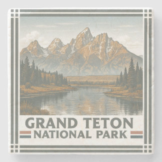 Dessous-de-verre En Pierre Grand Teton National