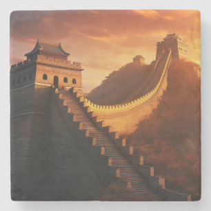 Dessous-de-verre En Pierre Grande Muraille de Chine Dessous de verre de pierr