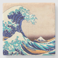 Grande vague au large de Kanagawa japonais Vintage