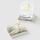 Dessous-de-verre En Pierre Graphique de cygne (Côté)