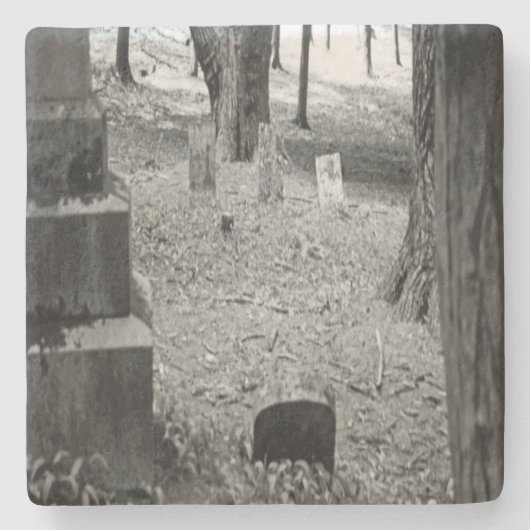 Dessous-de-verre En Pierre Grave oubliée (Devant)