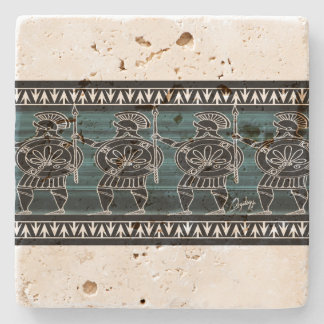 Dessous-de-verre En Pierre Grec Black