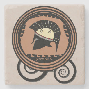 Dessous-de-verre En Pierre Grèce Casque Corinthien légendaire