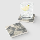 Dessous-de-verre En Pierre Grèce, ruines de la cité antique (Côté)