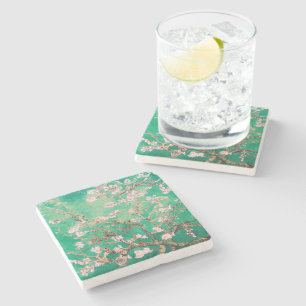 Dessous-de-verre En Pierre Green Van Gogh Almond Blossoms