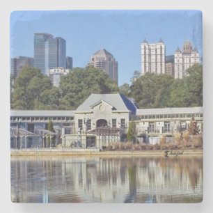 Dessous-de-verre En Pierre Greystone Piedmont Park Dessous de verre en marbre