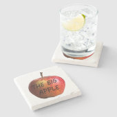 Dessous-de-verre En Pierre Gros Apple (Côté)