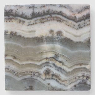 Dessous-de-verre En Pierre Gros plan sur un Onyx Silver Lace