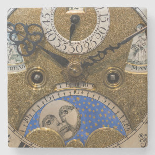 Dessous-de-verre En Pierre Gros plan sur une vieille horloge, Allemagne