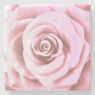 Dessous-de-verre En Pierre Grosse rose pâle