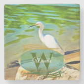 Dessous-de-verre En Pierre Grue sur la rivière Mismaloya 0335 (Devant)