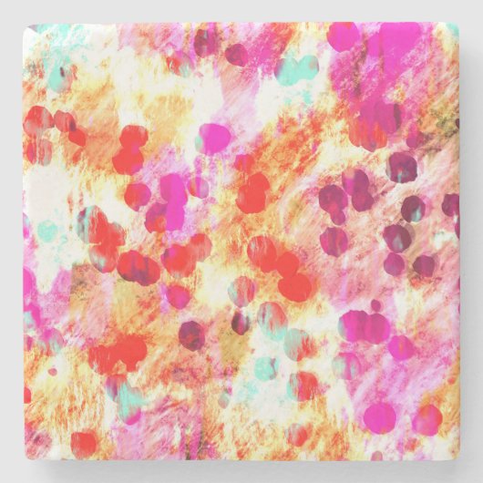 Dessous-de-verre En Pierre Grunge couleur point texture arrière - plan (Devant)