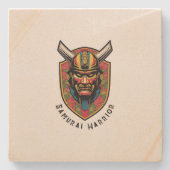 Dessous-de-verre En Pierre Guerrier samouraï (Devant)