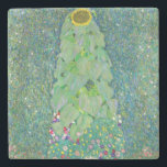 Dessous-de-verre En Pierre Gustav Klimt - Le tournesol<br><div class="desc">Le tournesol - Gustav Klimt,  Huile sur toile,  1907</div>