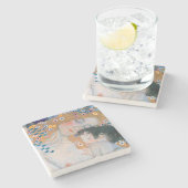 Dessous-de-verre En Pierre Gustav Klimt - Mère et Enfant (Côté)