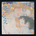 Dessous-de-verre En Pierre Gustav Klimt - Mère et Enfant<br><div class="desc">Mère et Enfant (détail de trois ans de femme) - Gustav Klimt,  Huile sur toile,  1905</div>