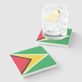 Dessous-de-verre En Pierre Guyana (Côté)