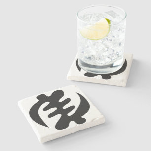 Dessous-de-verre En Pierre Gye Nyame Dieu est Symbole Adinkra Suprême