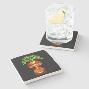 Dessous-de-verre En Pierre Halloween de destruction massive Jack-o'-lanterne