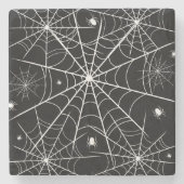 Dessous-de-verre En Pierre Halloween Spider Web (Devant)