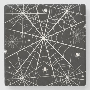 Dessous-de-verre En Pierre Halloween Spider Web