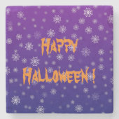 Dessous-de-verre En Pierre Halloween Spider Web (Devant)