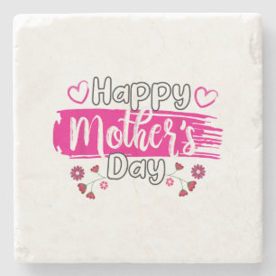 Dessous-de-verre En Pierre Happy Mother's Day 2025 Tshirt pour Femmes Maman G