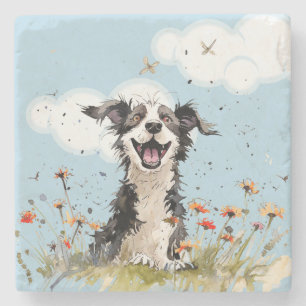 Dessous-de-verre En Pierre Happy Pup