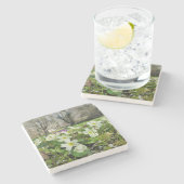 Dessous-de-verre En Pierre Harbinger du printemps (Côté)
