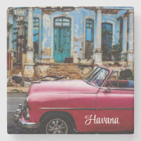 Havana Cuba Voiture rouge Vintage