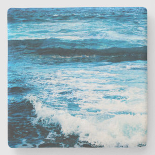 Dessous-de-verre En Pierre Hawaii vagues océaniques turquoise photo tropicale