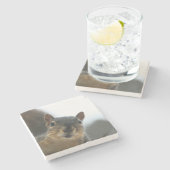 Dessous-de-verre En Pierre Hé, là (Côté)