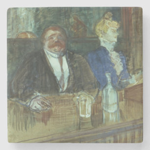 Dessous-de-verre En Pierre Henri De Toulouse-Lautrec dans la barre : Le