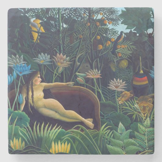 Dessous-de-verre En Pierre Henri Rousseau - Le Rêve / Le Reve (Devant)