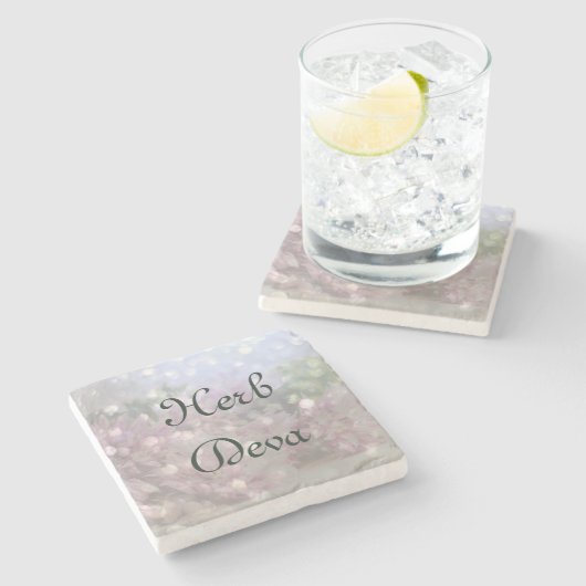 Dessous-de-verre En Pierre Herb Deva (Côté)