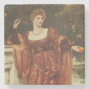 Dessous-de-verre En Pierre Hesperia (par Frank Dicksee)