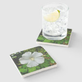Dessous-de-verre En Pierre Hibiscus (Côté)