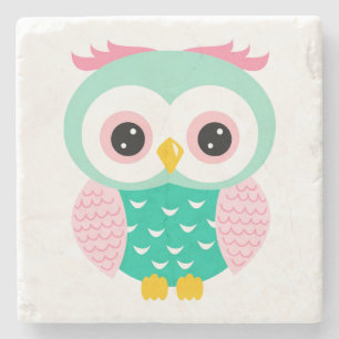 Dessous-de-verre En Pierre Hibou