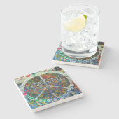 Dessous-de-verre En Pierre Hippie Wall Art (Côté)