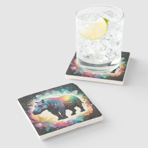 Dessous-de-verre En Pierre Hippo Spectral : Un Voyage Holographique