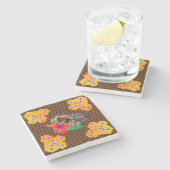 Dessous-de-verre En Pierre Honeypeb Bee Garden (Côté)