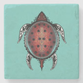 Dessous-de-verre En Pierre Honu (Devant)